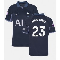 Camiseta Tottenham Hotspur Pedro Porro #23 Visitante Equipación 2023-24 manga corta